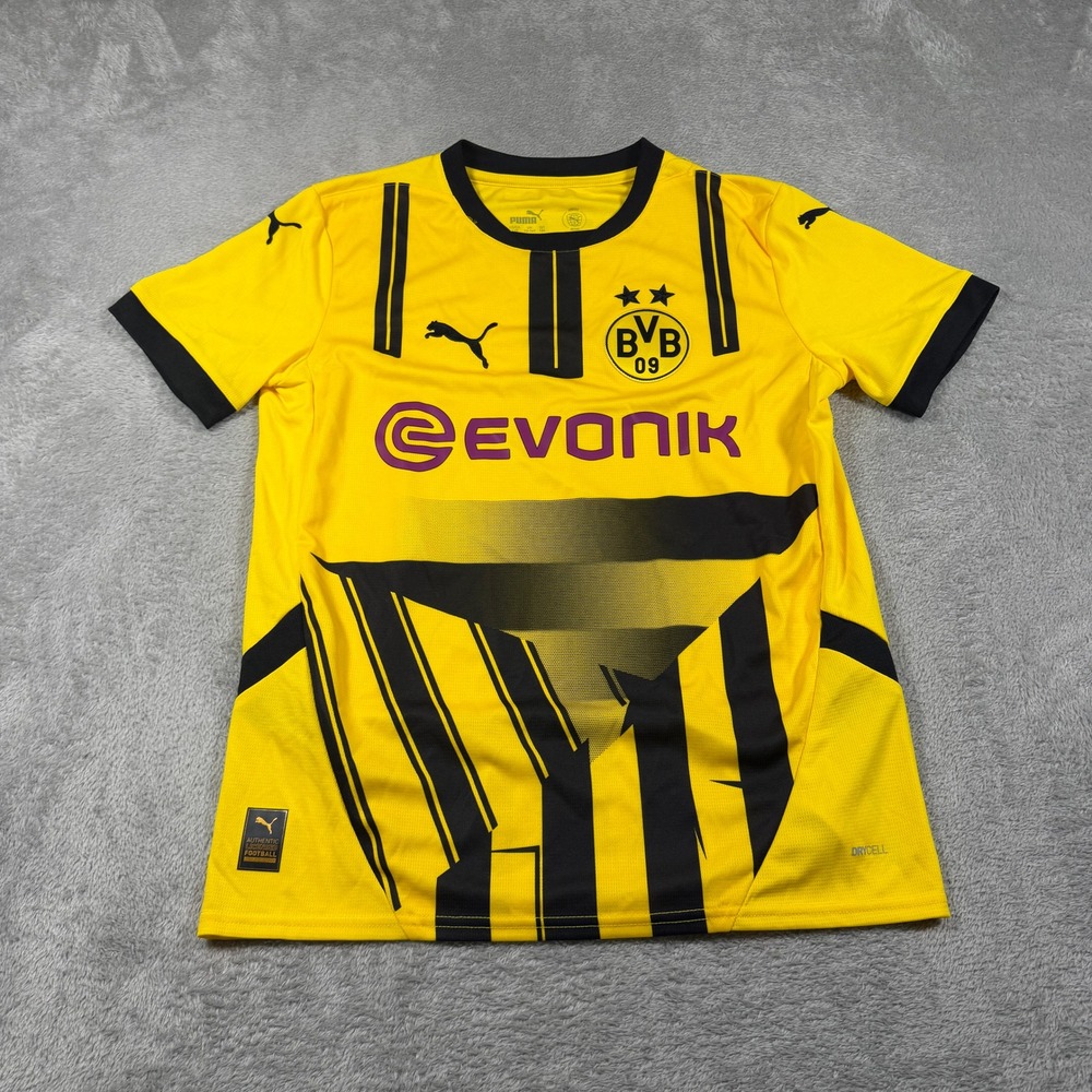 Puma Borussia Dortmund Soccer Jersey Youth‎ Large Yellow Black 24 Dortmund